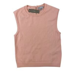 J.Crew Cashmere Blend Sleeveless Knit Top Women’s Small Pink NWT Style CB883